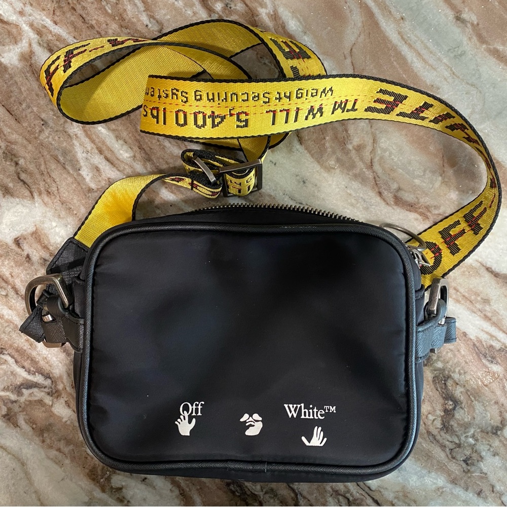 Off white crossbody bag